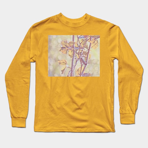 Hummingbird Peaceful No.2 Long Sleeve T-Shirt by MaryLinH